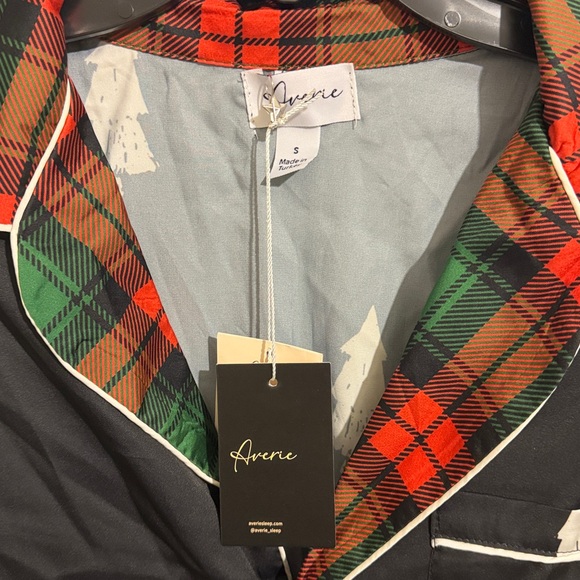 Averie Men’s Angelo Two Pieces Pajama Set Christmas Tree Festive Photo Sesion - Picture 4 of 7